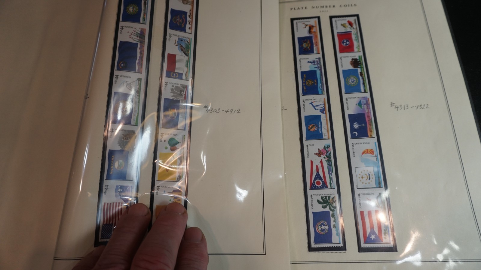 Gorgeous collection of Plate number coils in Scott album 1988-2015 MNH stamps