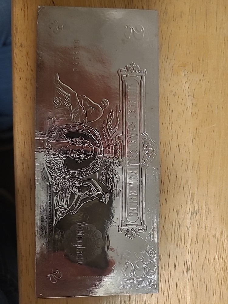 silver 2 dollar bill Leafe .999