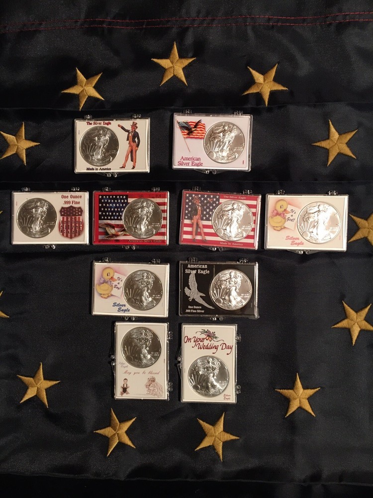 2020 AMERICAN SILVER EAGLE IN SPECIAL 2X3 SNAPLOCK DISPLAY CASE