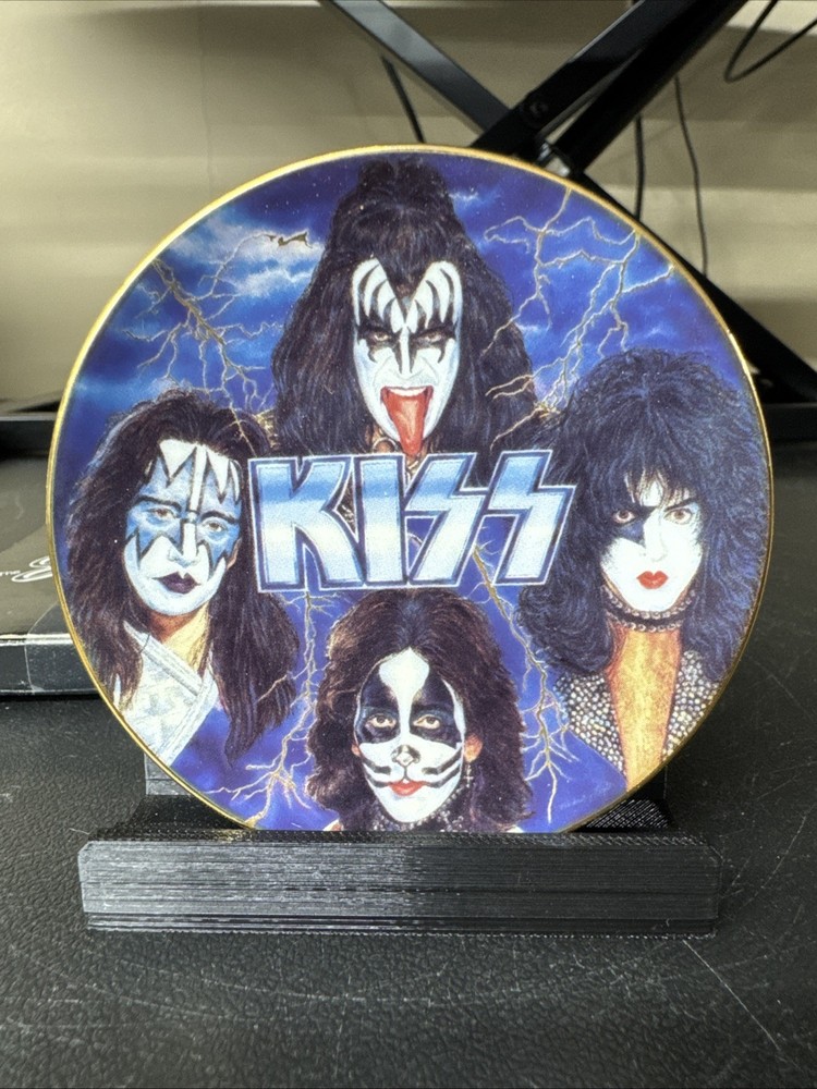 1997 Gartlan KISS Collectible Plate Rockers and Rulers Mini Plate 3.5 Rare!