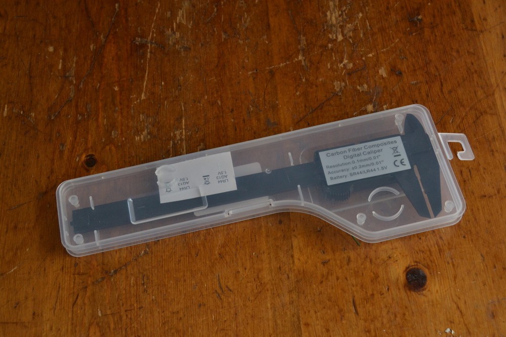 New Plastic Digital Caliper with New Batteries & Case