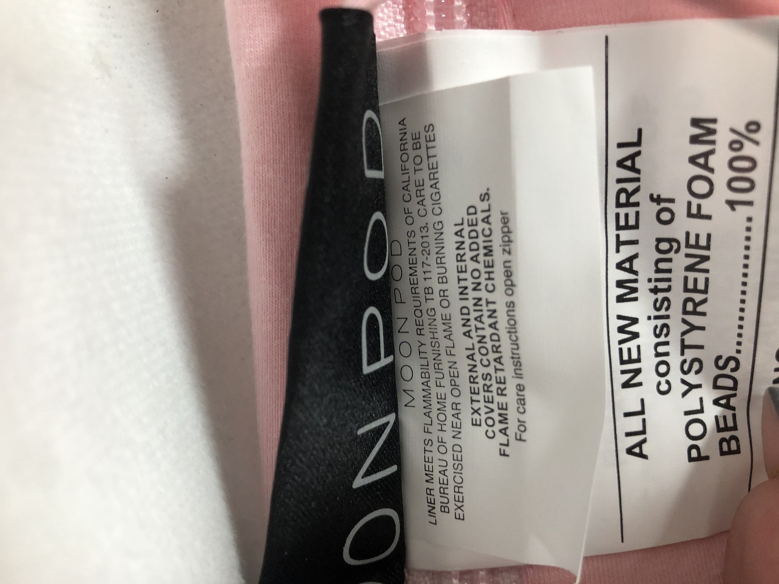 Moon Pod Standard Bean Bag Chair Cover- Pink -