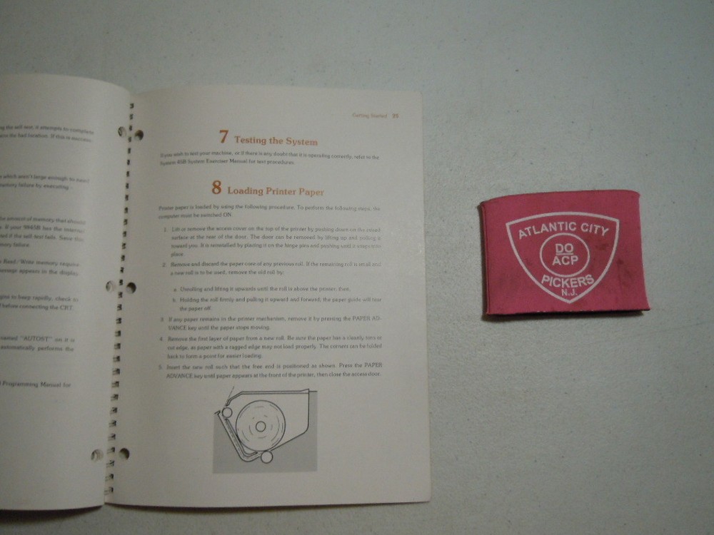 HEWLETT PACKARD SYSTEM 45B DESKTOP COMPUTER OWNER'S MANUAL