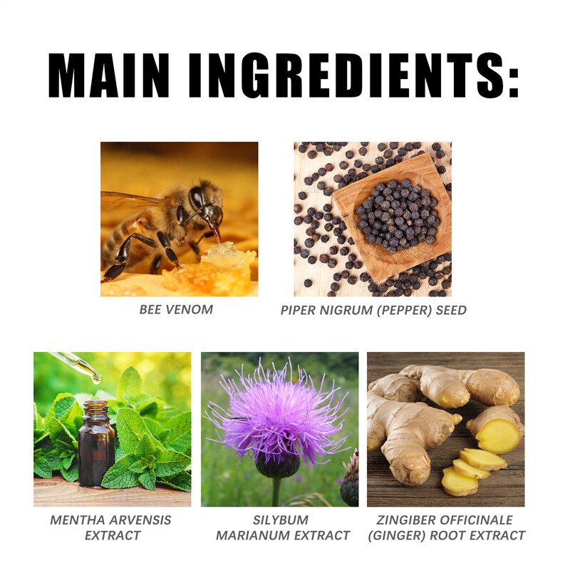 35PCS/5BOX Bee Venom Circulatory Drainage Slimming Patch NEW