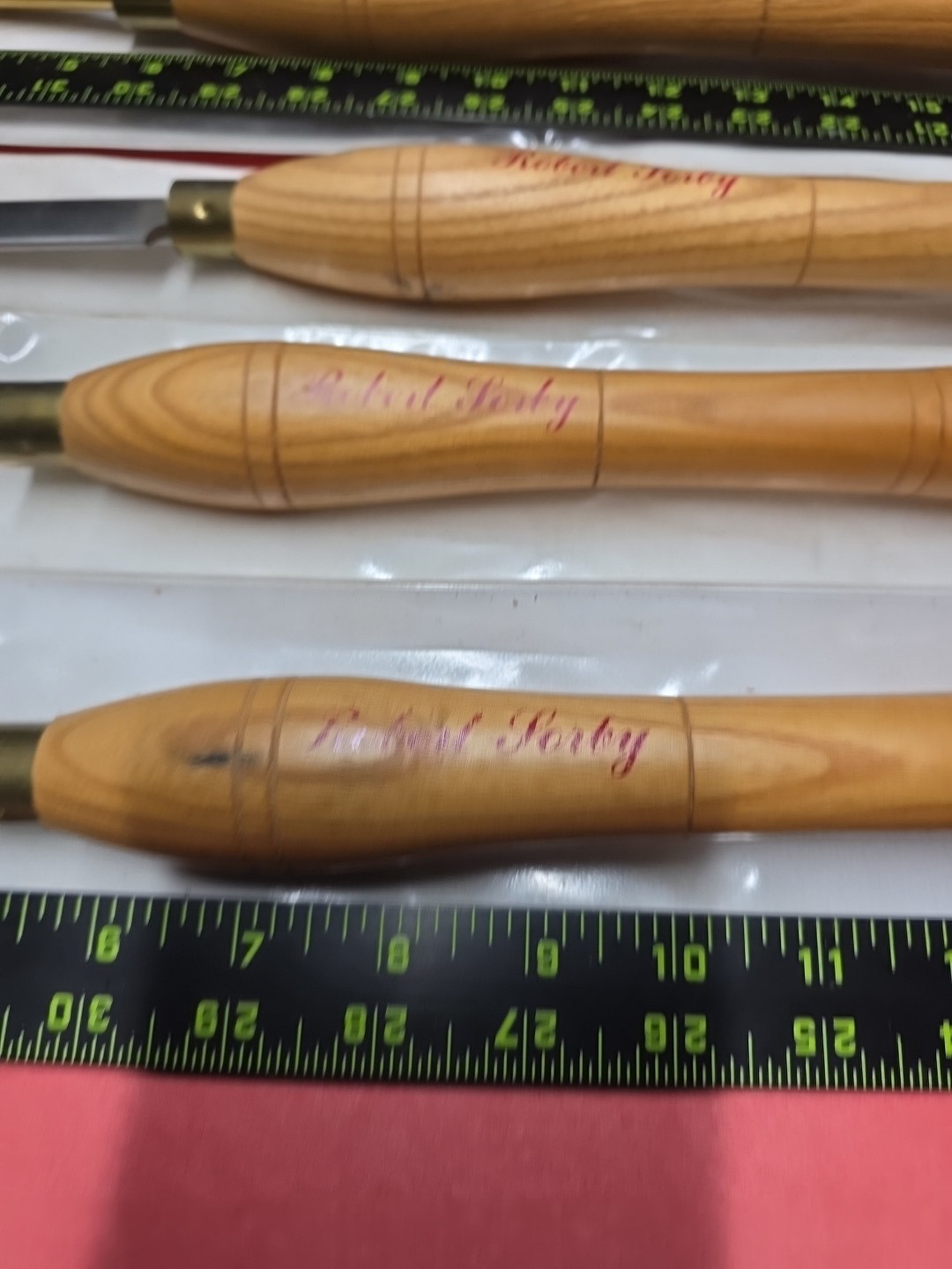 4 Robert Sorby Lathe Chisels Bead Forming Spindle Gouge Skew Oval