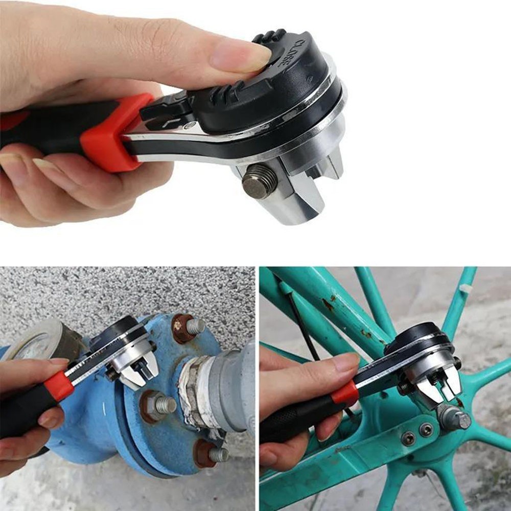 Adjustable Wrench Hand Tool Adjustable Wrench Nuts And Bolts Package Content