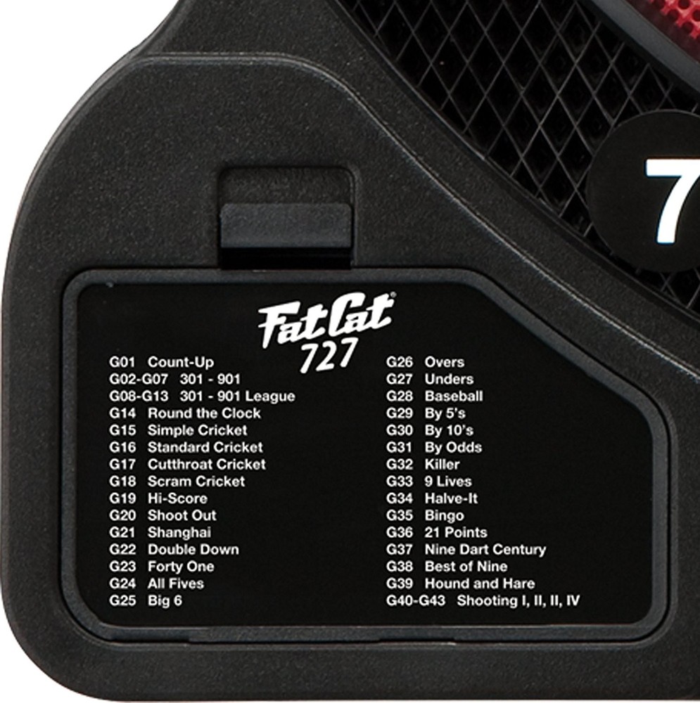 Fat Cat 727 Electronic Soft Tip Dartboard
