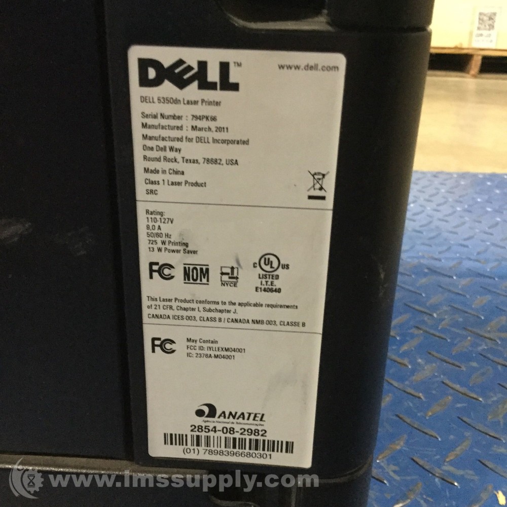 Dell 5350DN Monochrome Laser Printer USIP