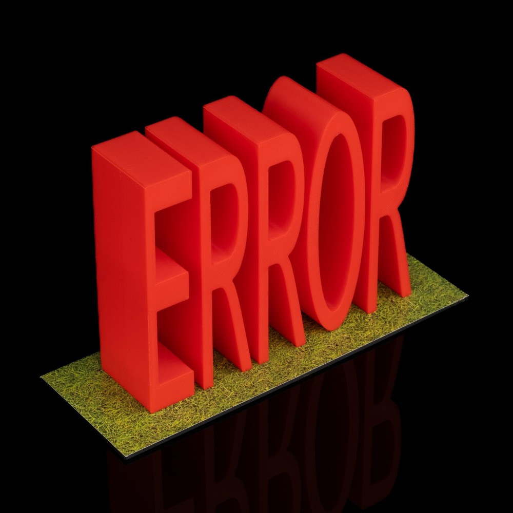 GMOD Source Error Prop | 3D Printed Garry's Mod Developer Error Replica