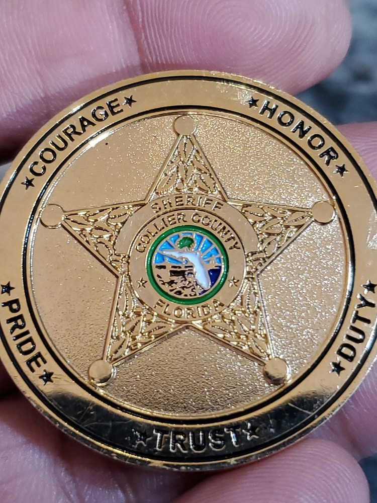 RARE Collier County Sheriff's Office Challenge Coin