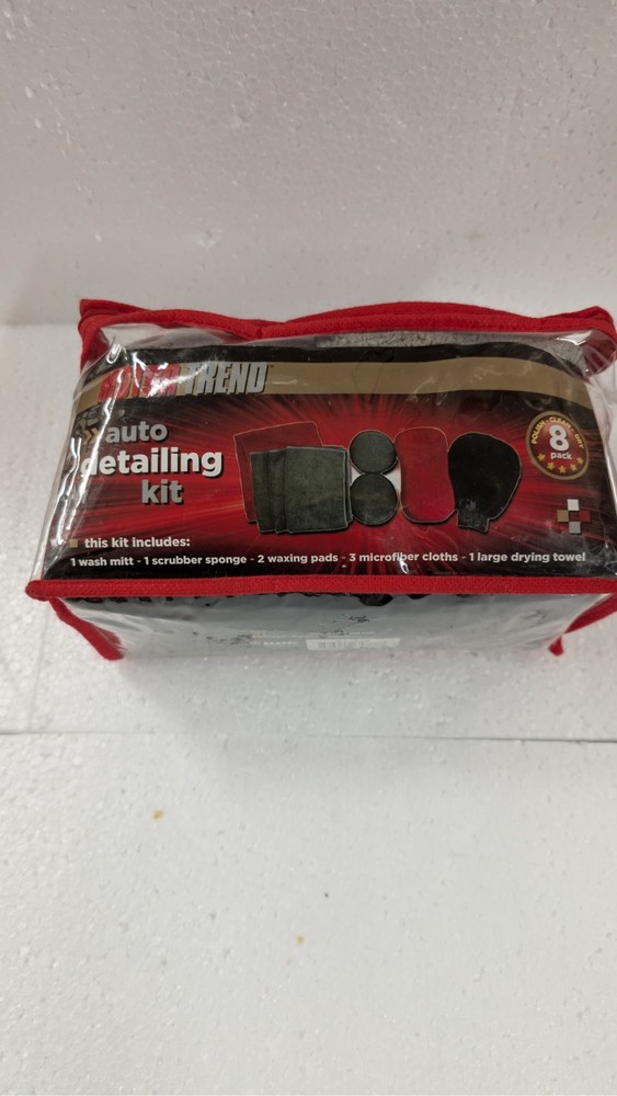 MOTOR TREND AUTO DETAILING KIT - 8 PACK