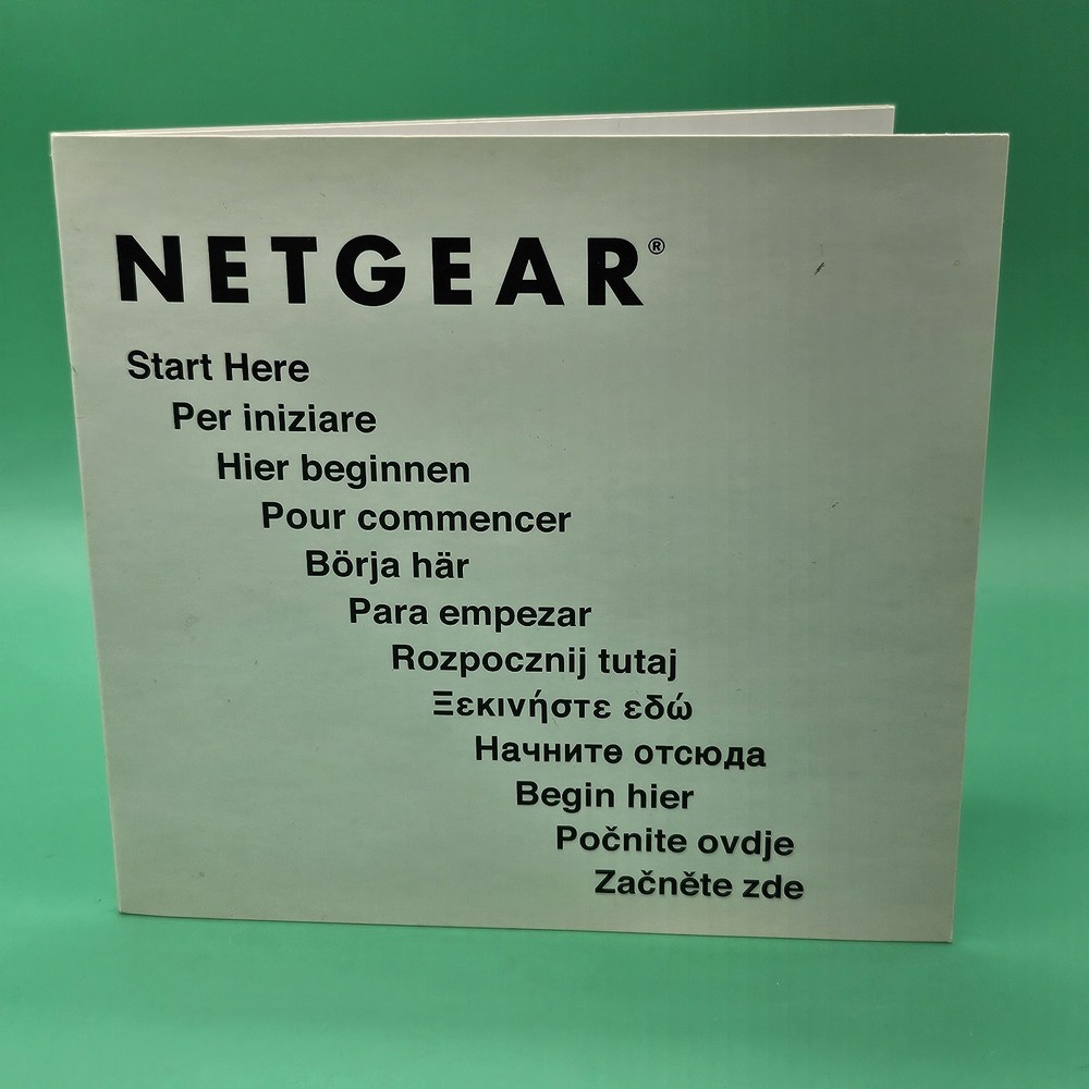 Netgear Wireless Router Start Here Resource CD-ROM Version 2.2 Quick Start Guide