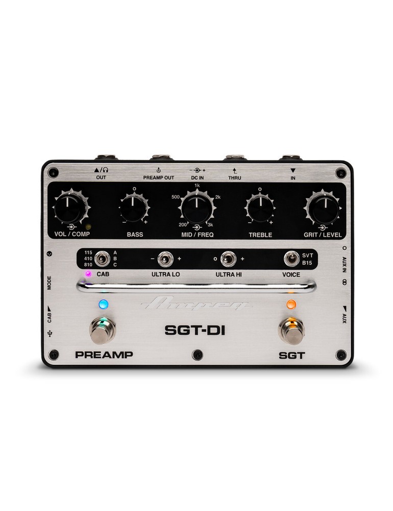 Ampeg SGT-DI Preamp and DI Stompbox