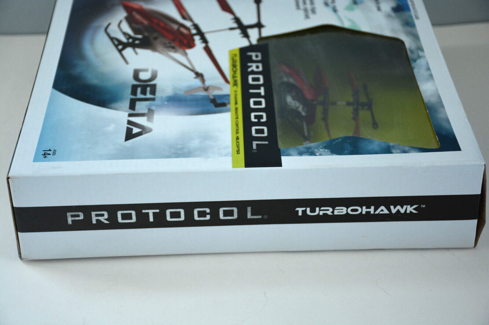 Protocol TurboHawk 3 Channel Remote Control Helicopter DELTA (red) Sealed NIB