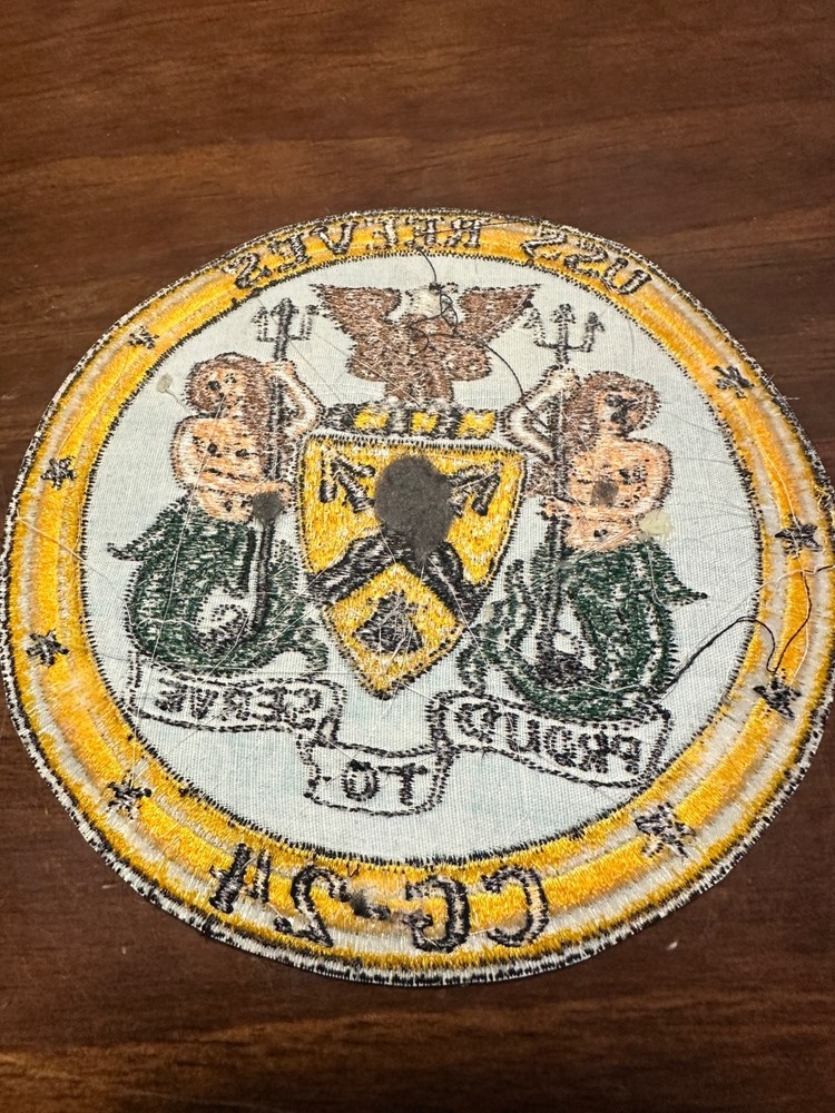 Vintage US Navy USS Reeves CG-24 Command Ship Patch