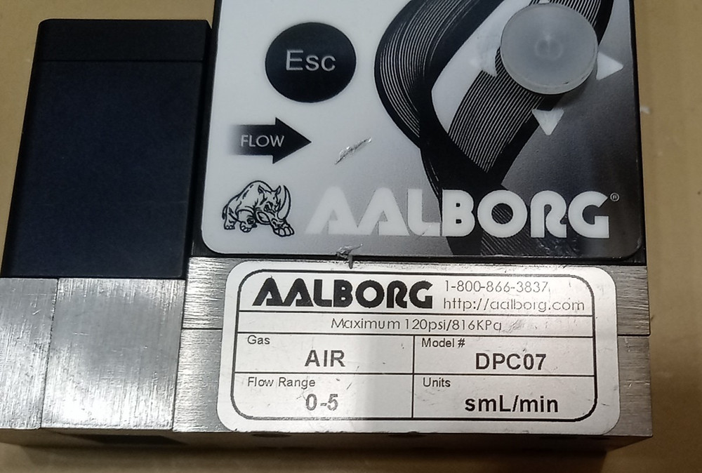 Aalborg AIR DPC07 DPC INTELLIGENT Mass Flow Controller Digital Meter 0-5