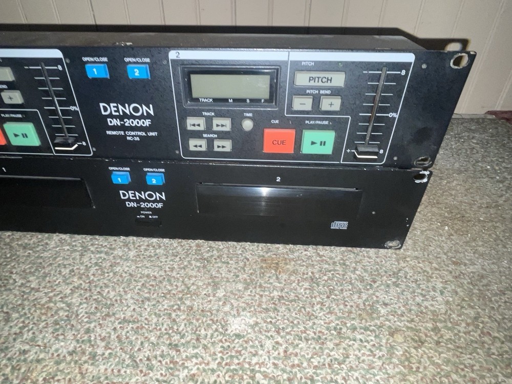 Denon DN-2000F MK3 Double CD Player And Remote Control Unit AS-IS