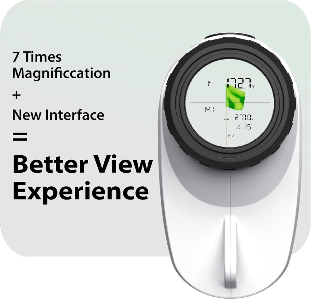 High Precision Golf Rangefinder - Slope Function, Perfect Gift for Golfers