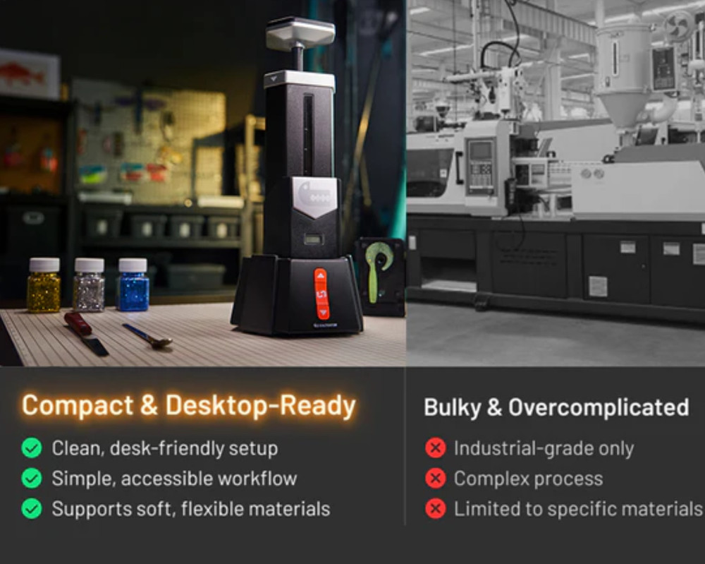 Saltgator Desktop SoftGel Injection Molding