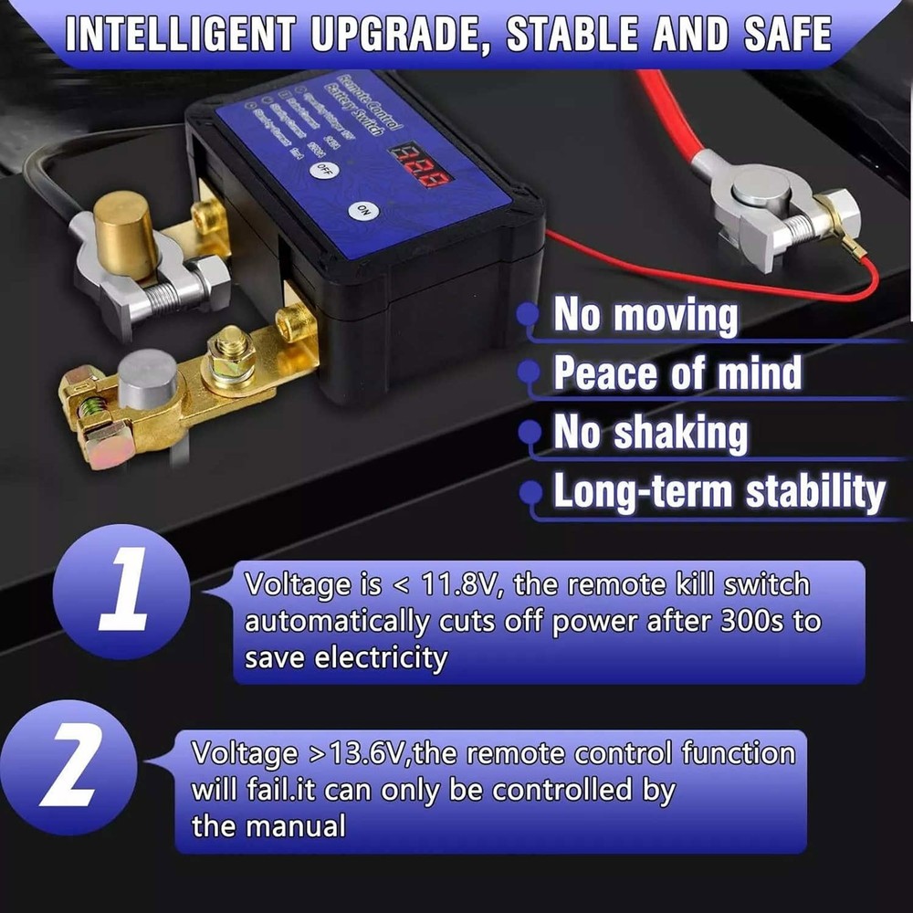 240A Remote Battery Disconnect Switch for -20℃-90 ℃ Operating Temperature