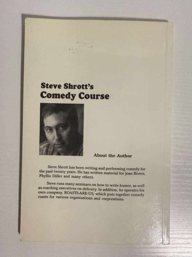 Steve Shrott’s Comedy Course *Signed*
