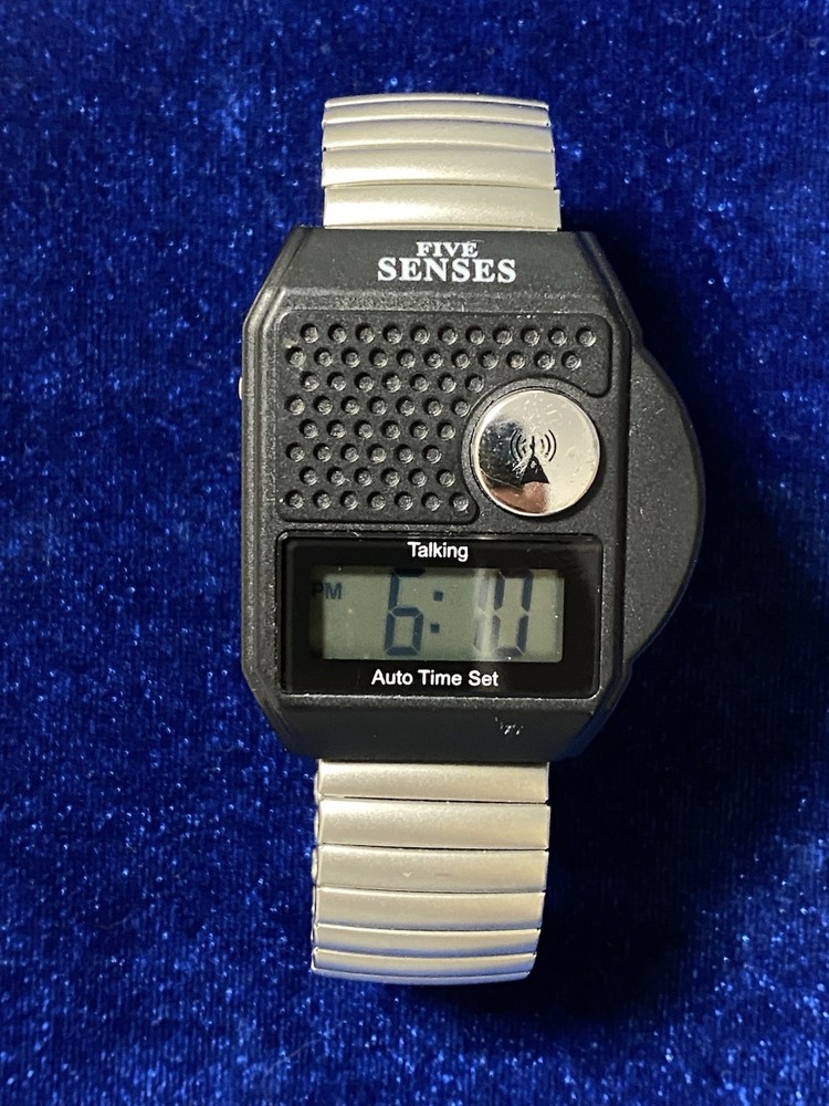 🔊 Five Senses Atomic RC Talking Digital Watch – Working – Auto Time Set