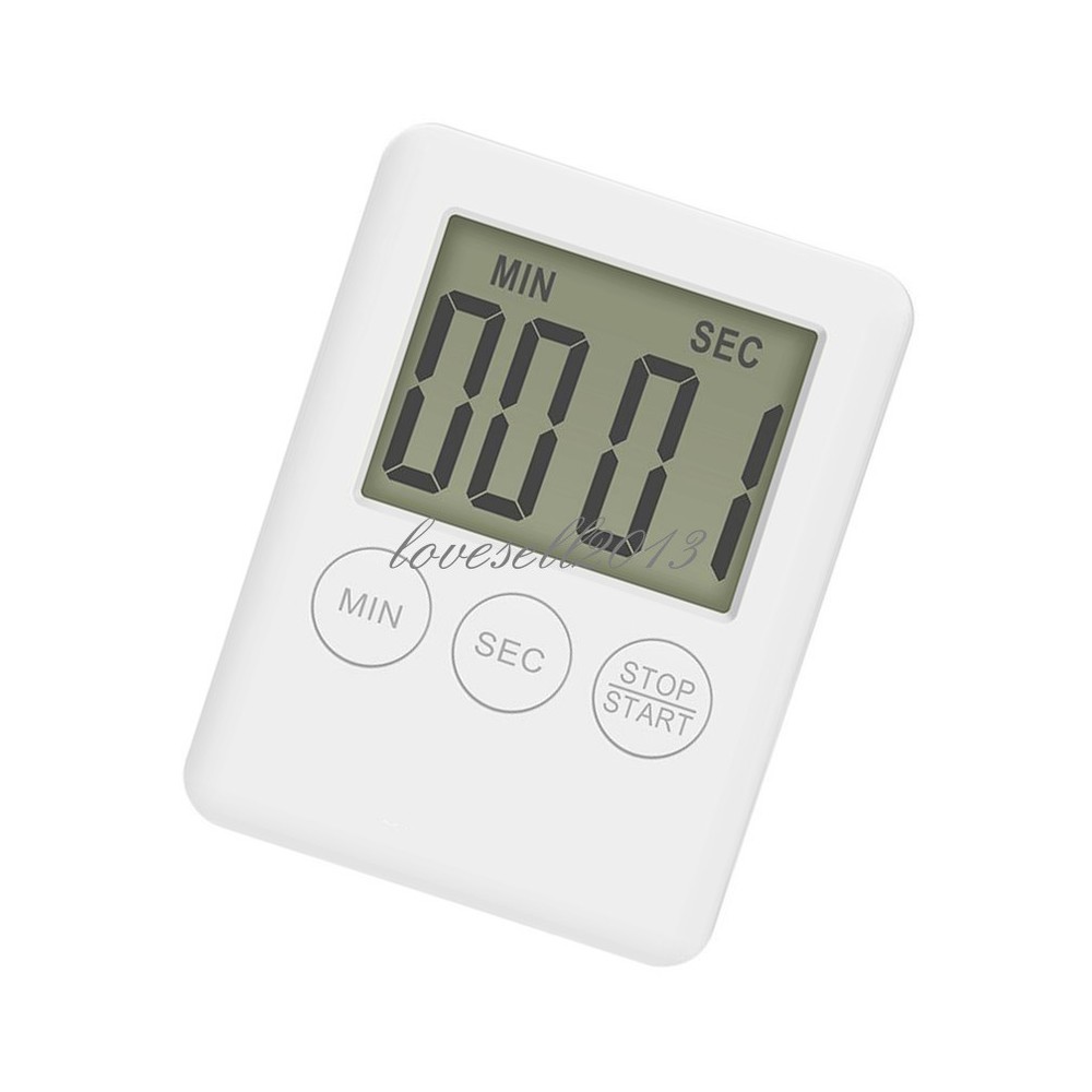 New LCD Display Digital Kitchen Cooking Timer Count-Down Up Clock Alarm Magnetic