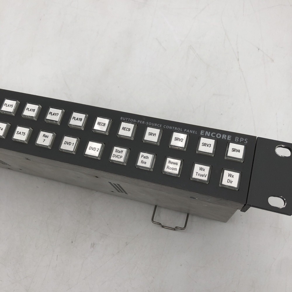 USED Grass Valley - Encore BPS Control Panel POWERS ON AS IS READ A