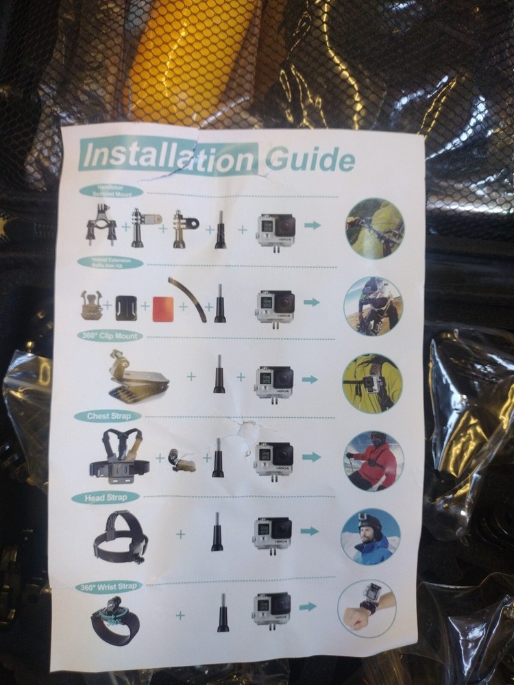 50 in 1 Action Camera Accessory Kit Compatible with GoPro