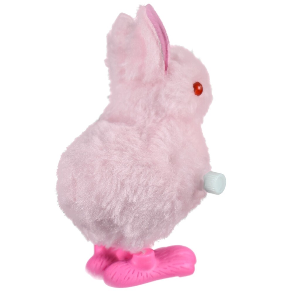 Wind Up Hopping Bunny Easter Egg Bunny 2 Pack (Pink)