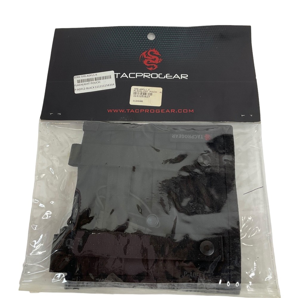 Tacprogear Admin Flashlight Pouch P-ADFL1 Black