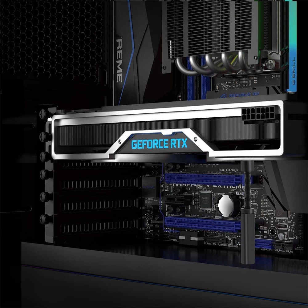 Aluminum Graphics Card GPU Support Bracket Adjustable Height GPU Sag Bracket ...