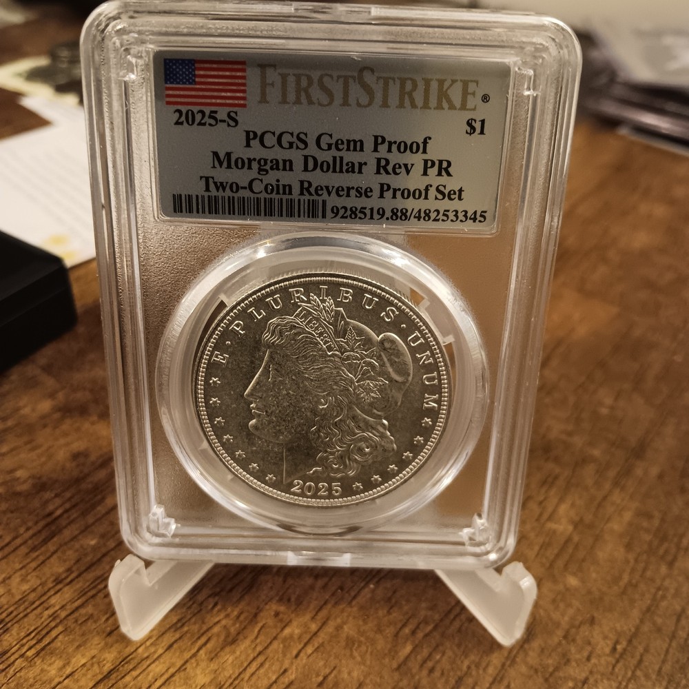 2025 Morgan Silver Dollar Reverse Proof Gem PCGS San Francisco! Commemorative $1