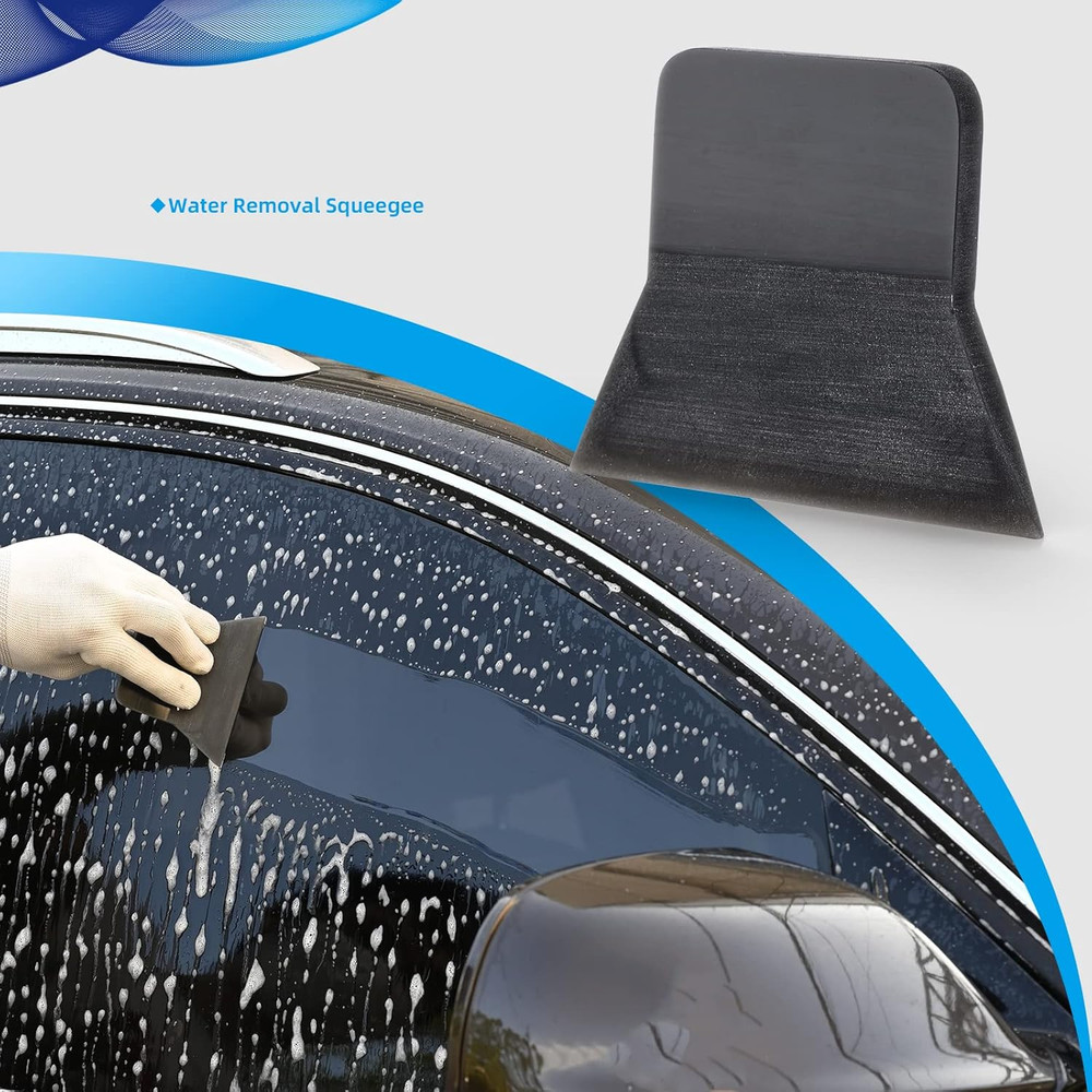 3 PCS PPF Squeegee Kit Small Squeegee for Vinyl, TPU Rubber Scraper 80 Durometer