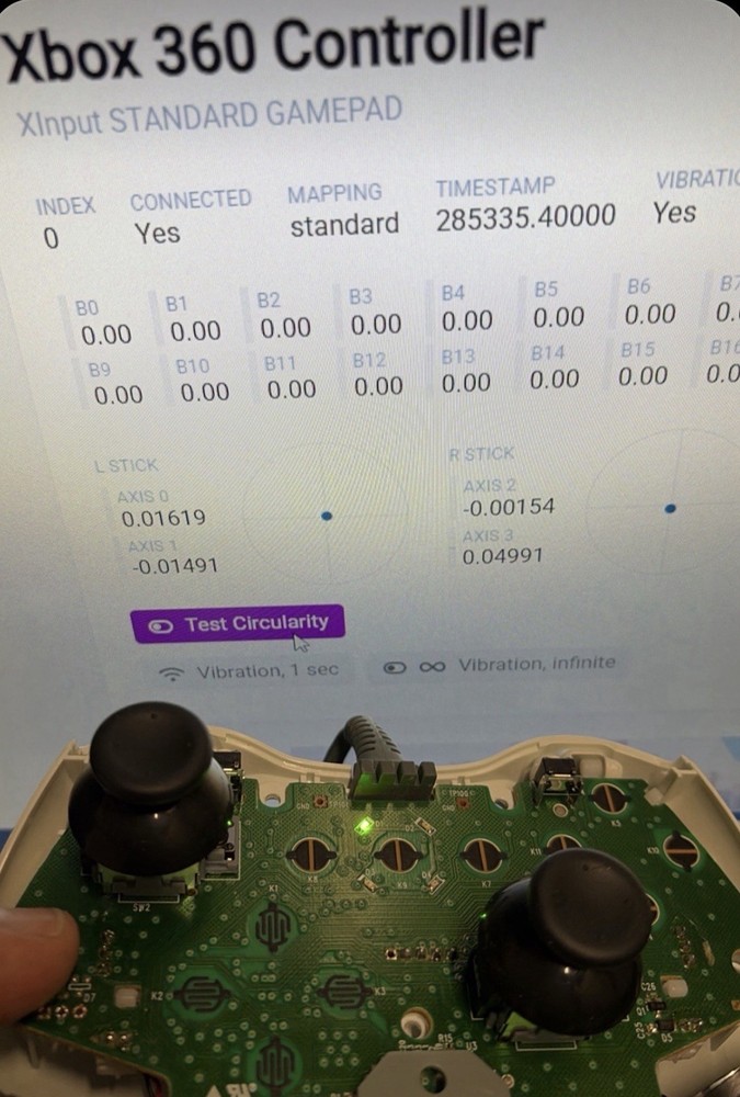 Hall Effect Joystick For XBOX 360 Controller (Single 1x each)