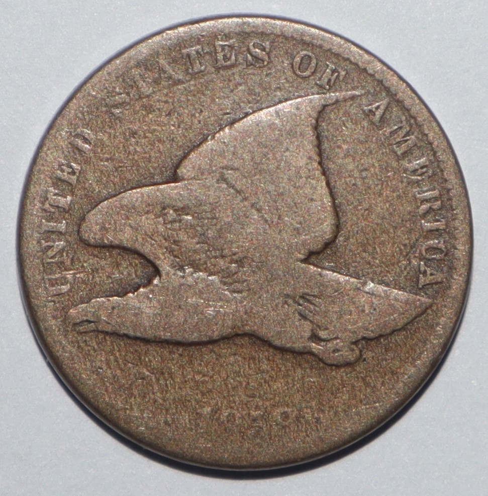 1858 Flying Eagle Cent SML LTRS WEAK DATE VERY GOOD (C258)