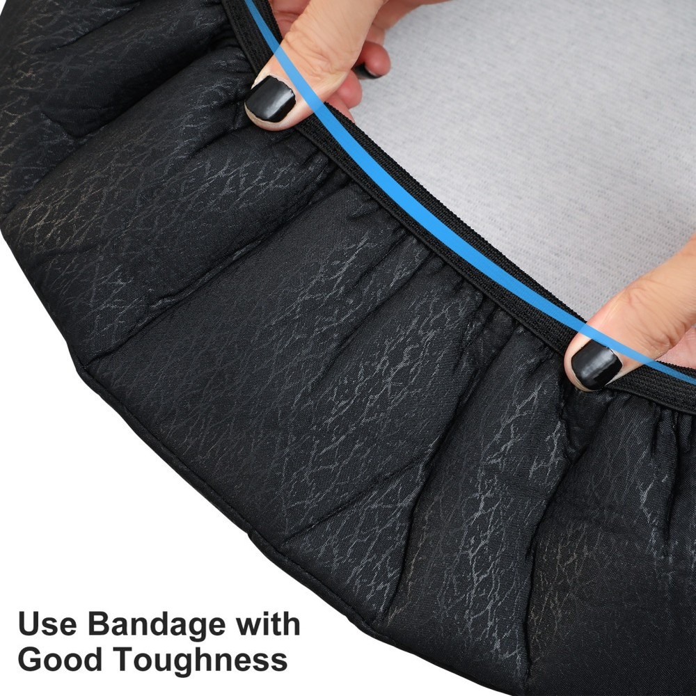 Resistant Round Barstool Cover Elastic Sponge Thick Seat Cushion Protector