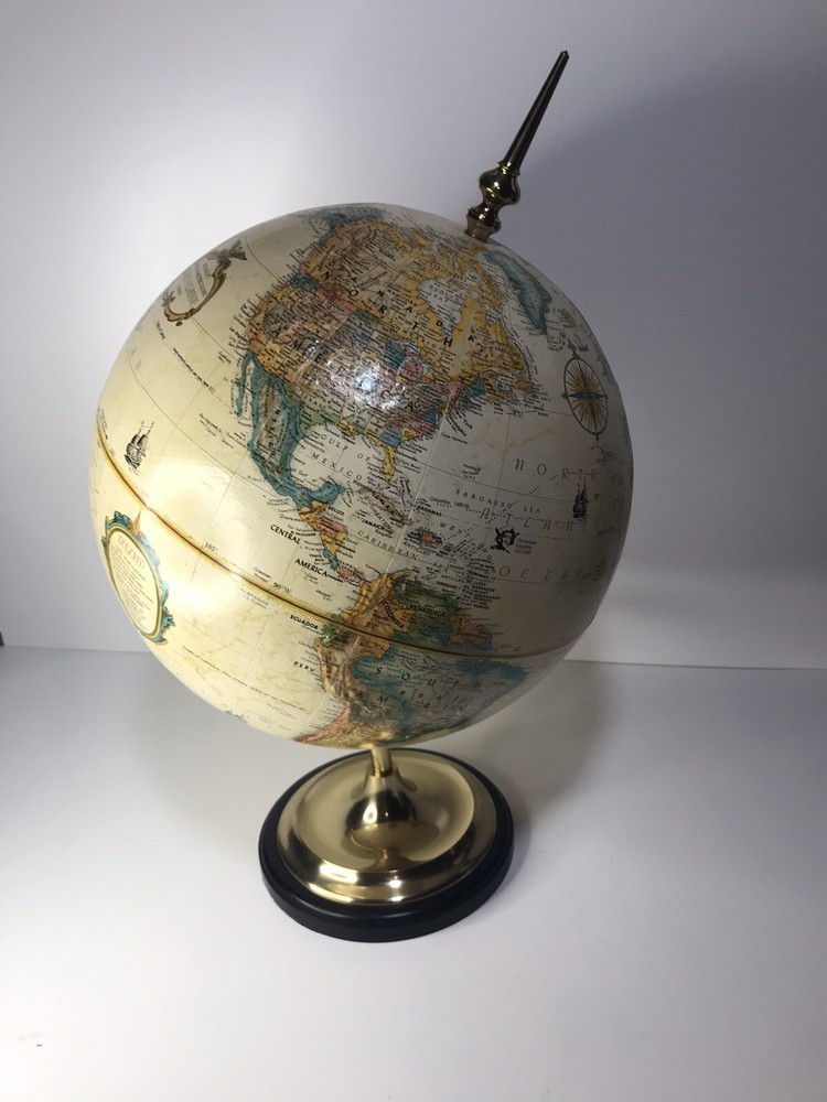 Vintage  Globe Cottagecore Replogle 12”