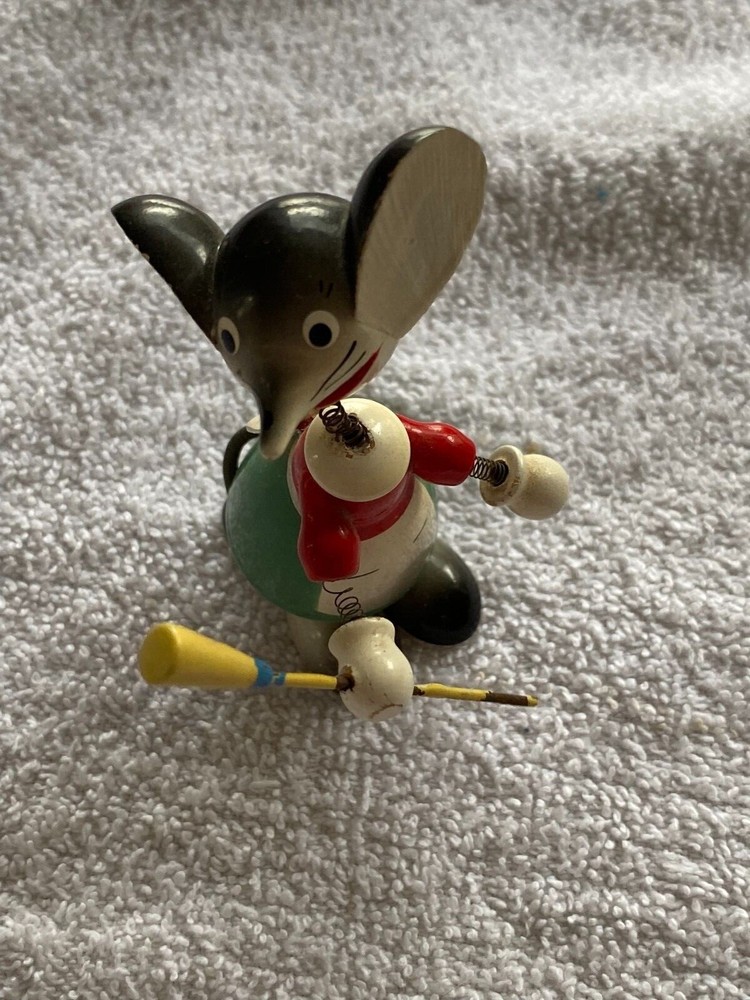 Bunny and Mouse Bobblehead Duo Figurines