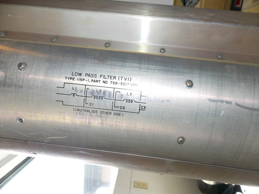 Low Pass Filter - TVI Filter ---pick up only AWA SSS# 89 Collins?