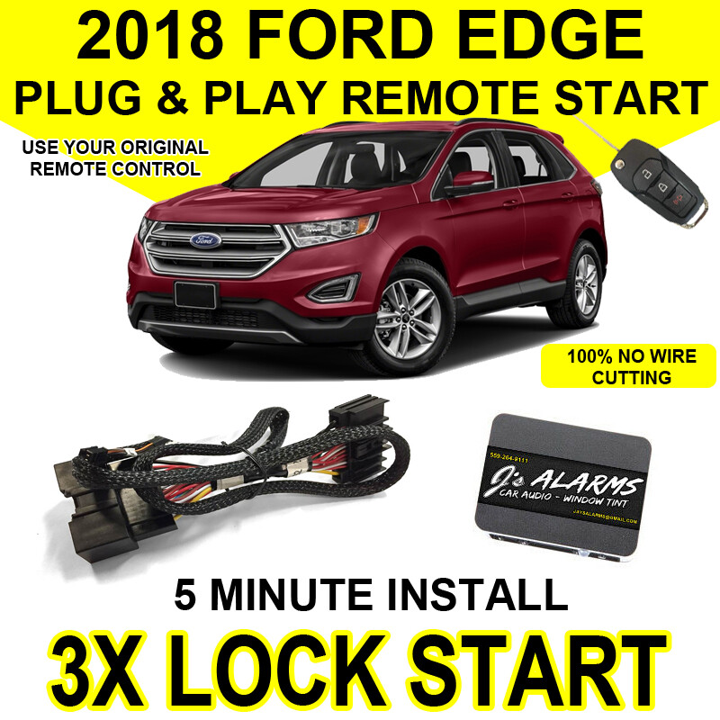 2018 Ford Edge Remote Start Plug & Play Easy Install SUV 3X Lock Start FO2