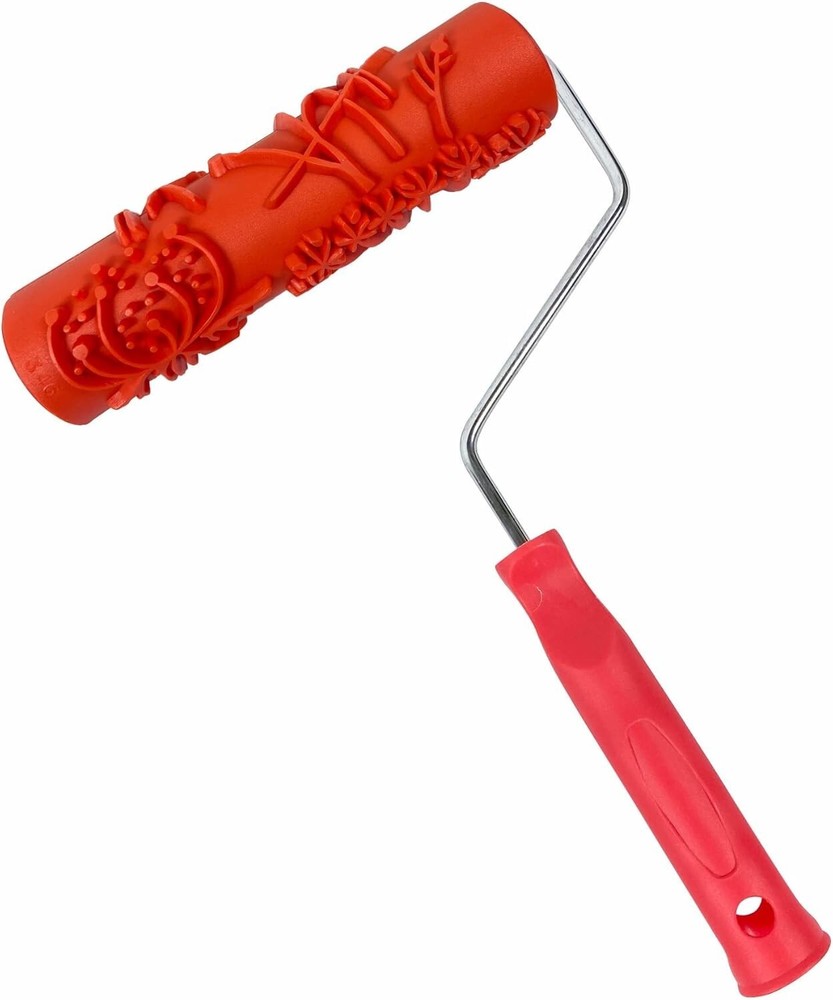 7 Patterned Paint Roller for Wall Decoration Classic Brick Embossing Texture R