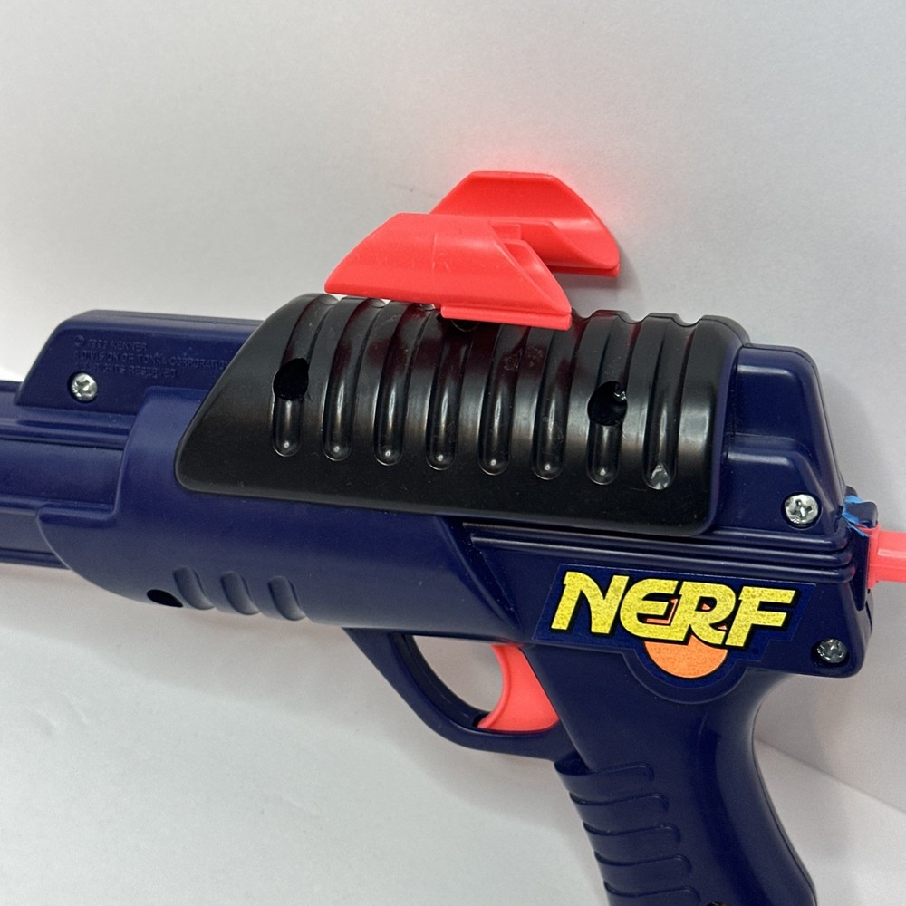 Kenner Nerf Sharp Shooter Single Shot Pull Back Dart Gun Blaster No Darts 1993