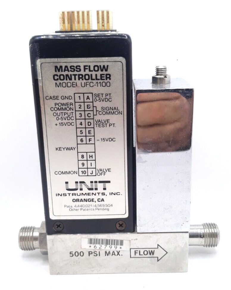 Unit UFC-1100 Mass Flow Controller Range  500 SCCM Gas He