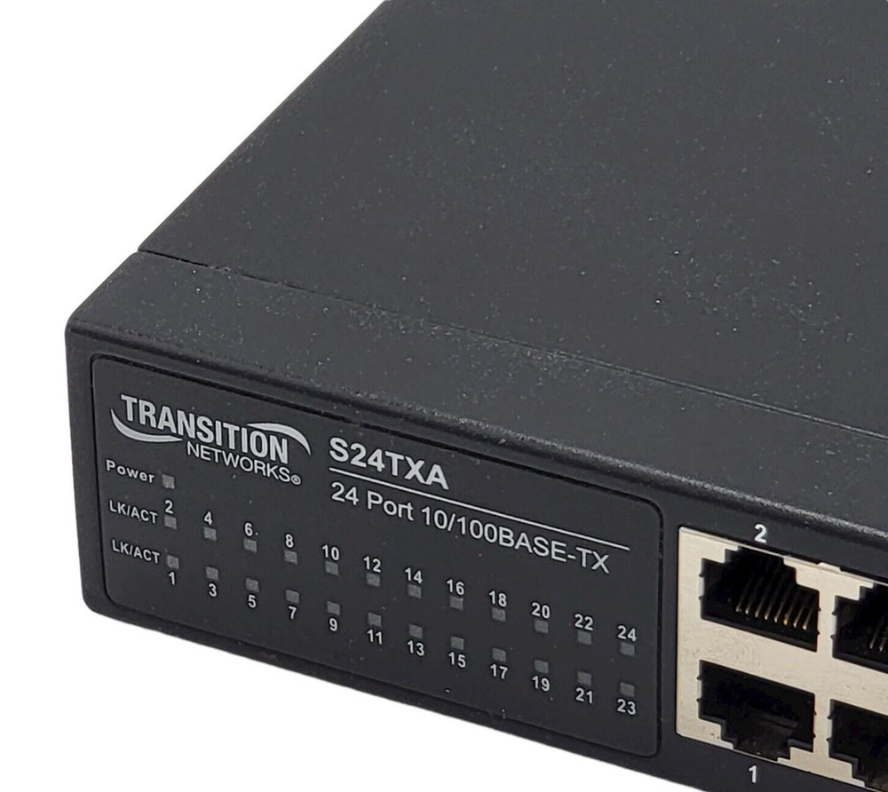 Transition Networks Ethernet Switch 24 Port S24TXA