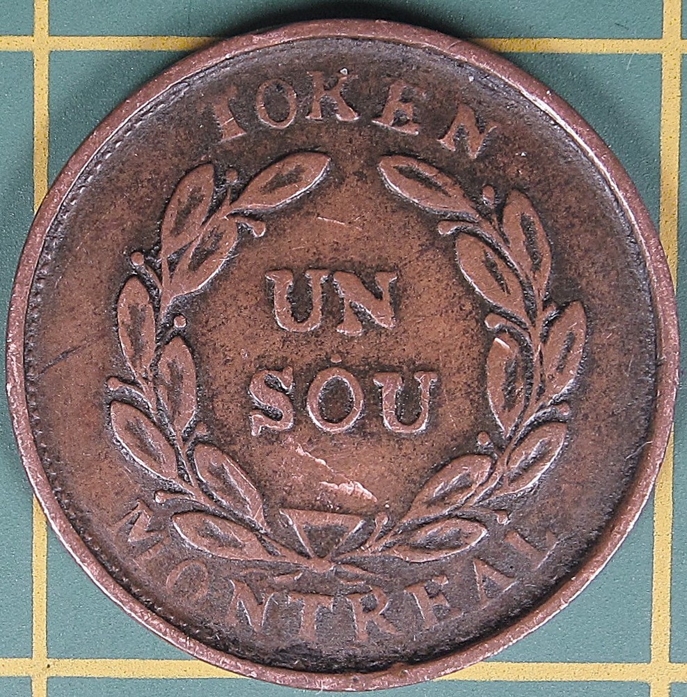 Lower Canada Un Sou token LC-24A1