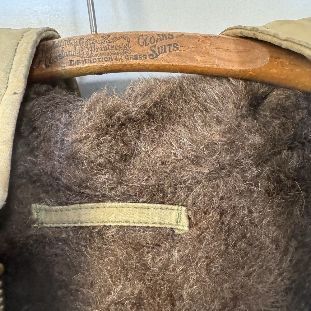 Vintage WWII US Navy Torpedo Alpaca Deck Jacket See description Stenciled