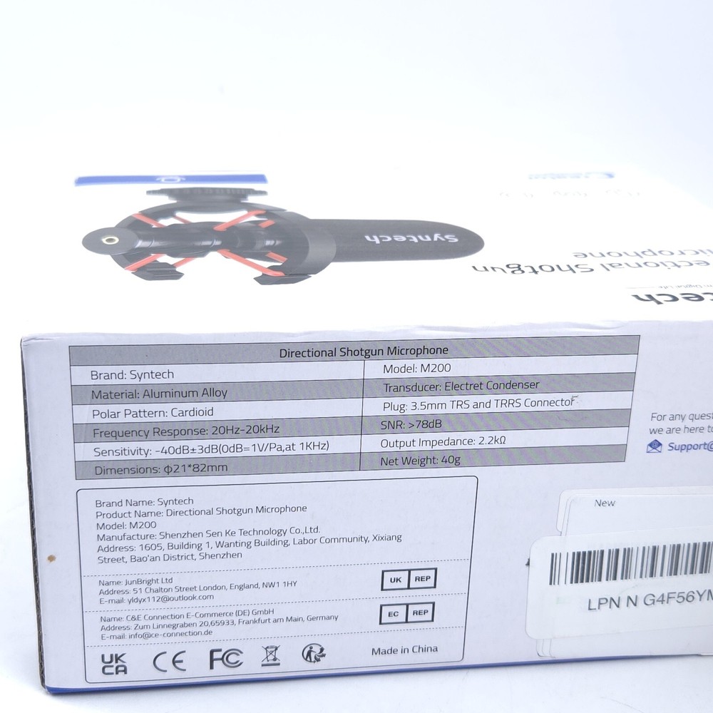 Synctech Directional Shotgun Microphone