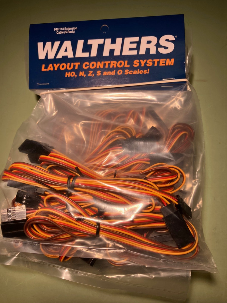 Walthers Layout controls, 942-113 Extension cable pack