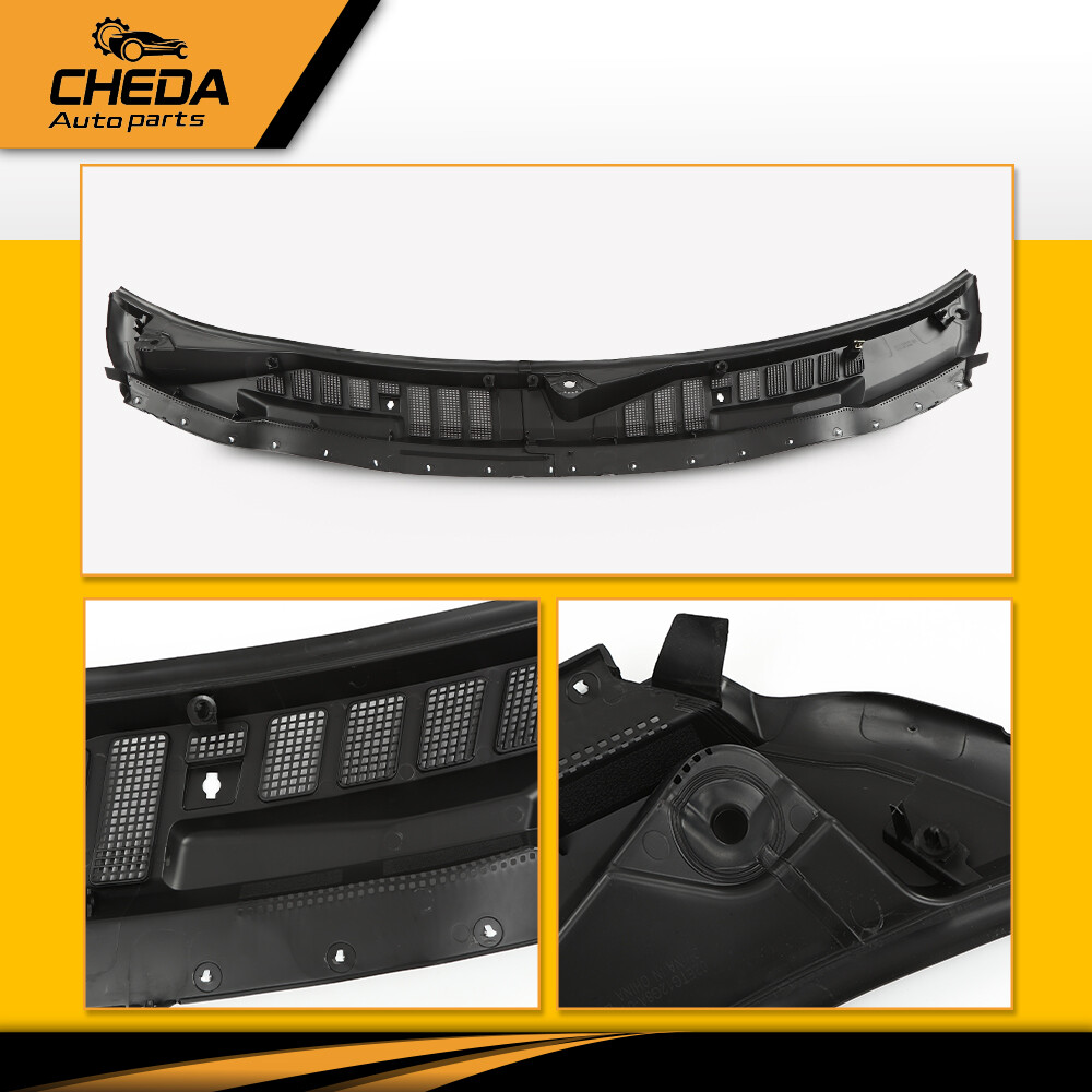 Fit For 2017-22 Ford Super Duty F250 F350 Windshield Wiper Cowl Panel Grille Set